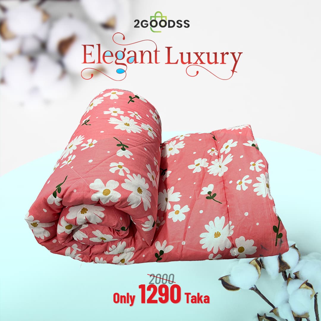 প্রিমিয়াম ডাবল কমফোর্টার – আরাম ও নিখুঁত সমন্বয়