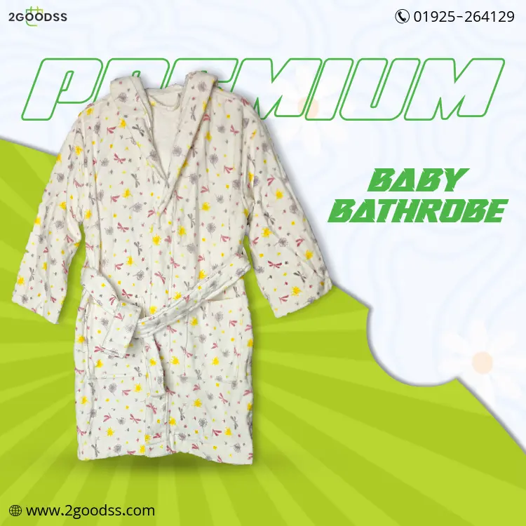 🐻 Soft & Cozy Baby Bathrobes – A Warm Hug After Bath Time!