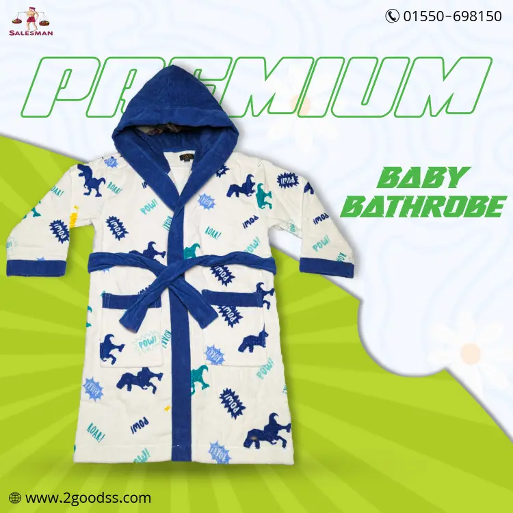 🐻 Soft & Cozy Baby Bathrobes – A Warm Hug After Bath Time!