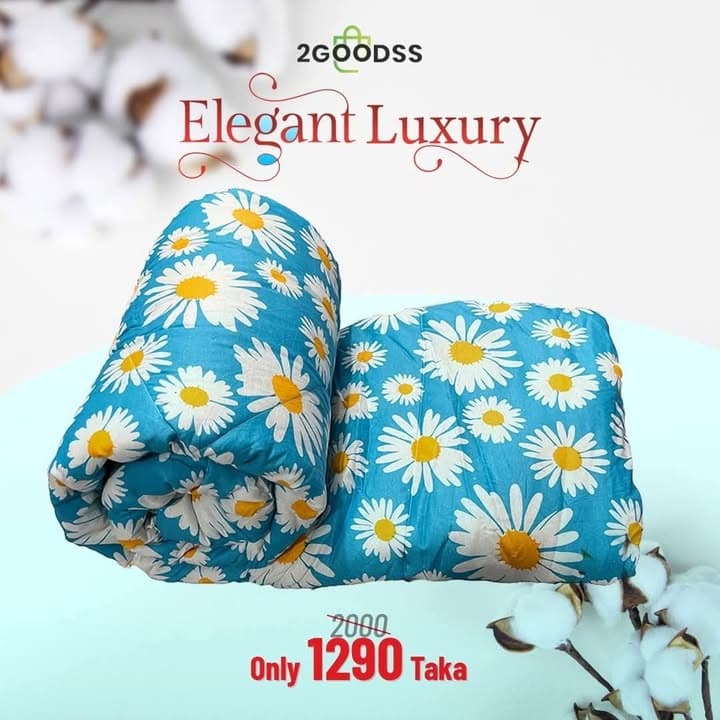 প্রিমিয়াম ডাবল কমফোর্টার – আরাম ও নিখুঁত সমন্বয়