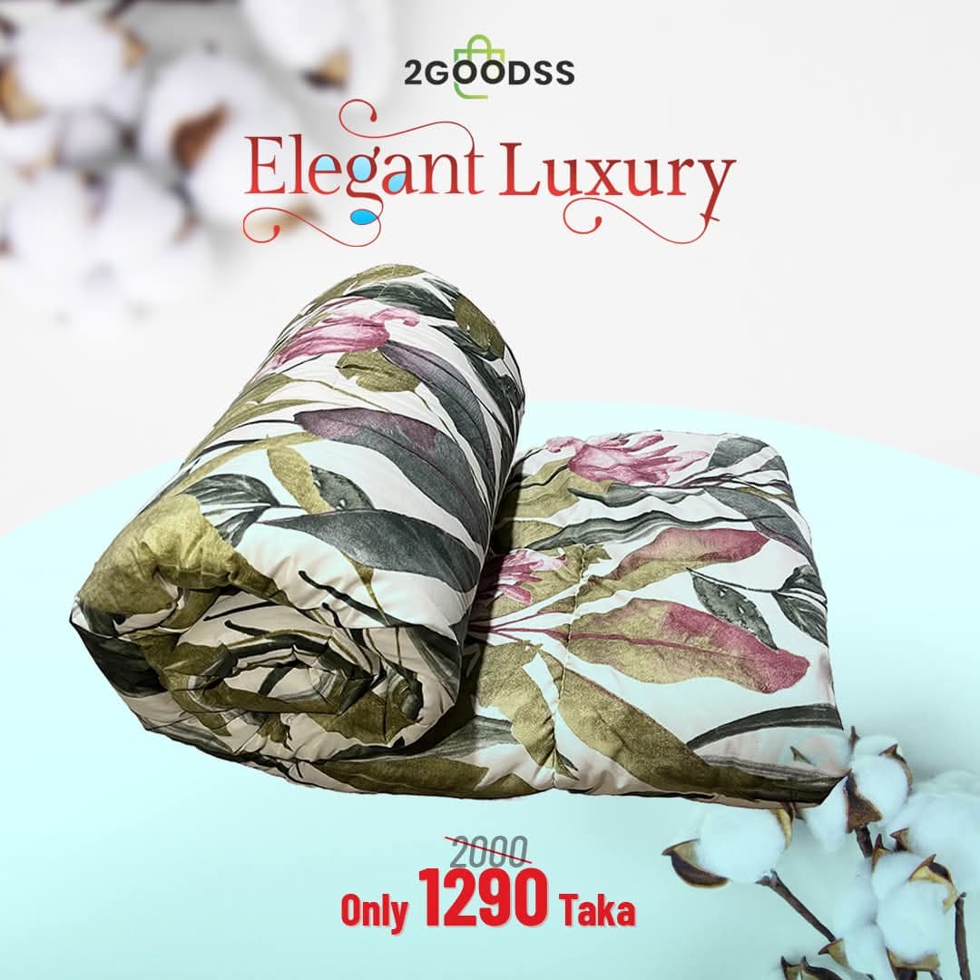 প্রিমিয়াম ডাবল কমফোর্টার – আরাম ও নিখুঁত সমন্বয়