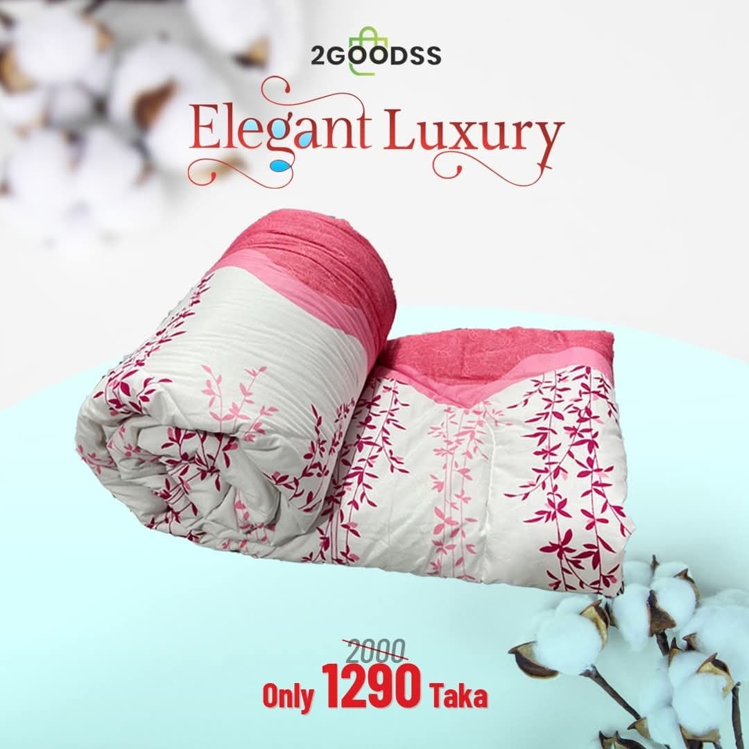 প্রিমিয়াম ডাবল কমফোর্টার – আরাম ও নিখুঁত সমন্বয়