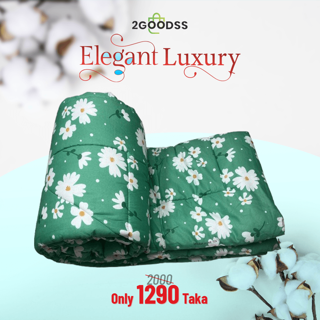 প্রিমিয়াম ডাবল কমফোর্টার – আরাম ও নিখুঁত সমন্বয়