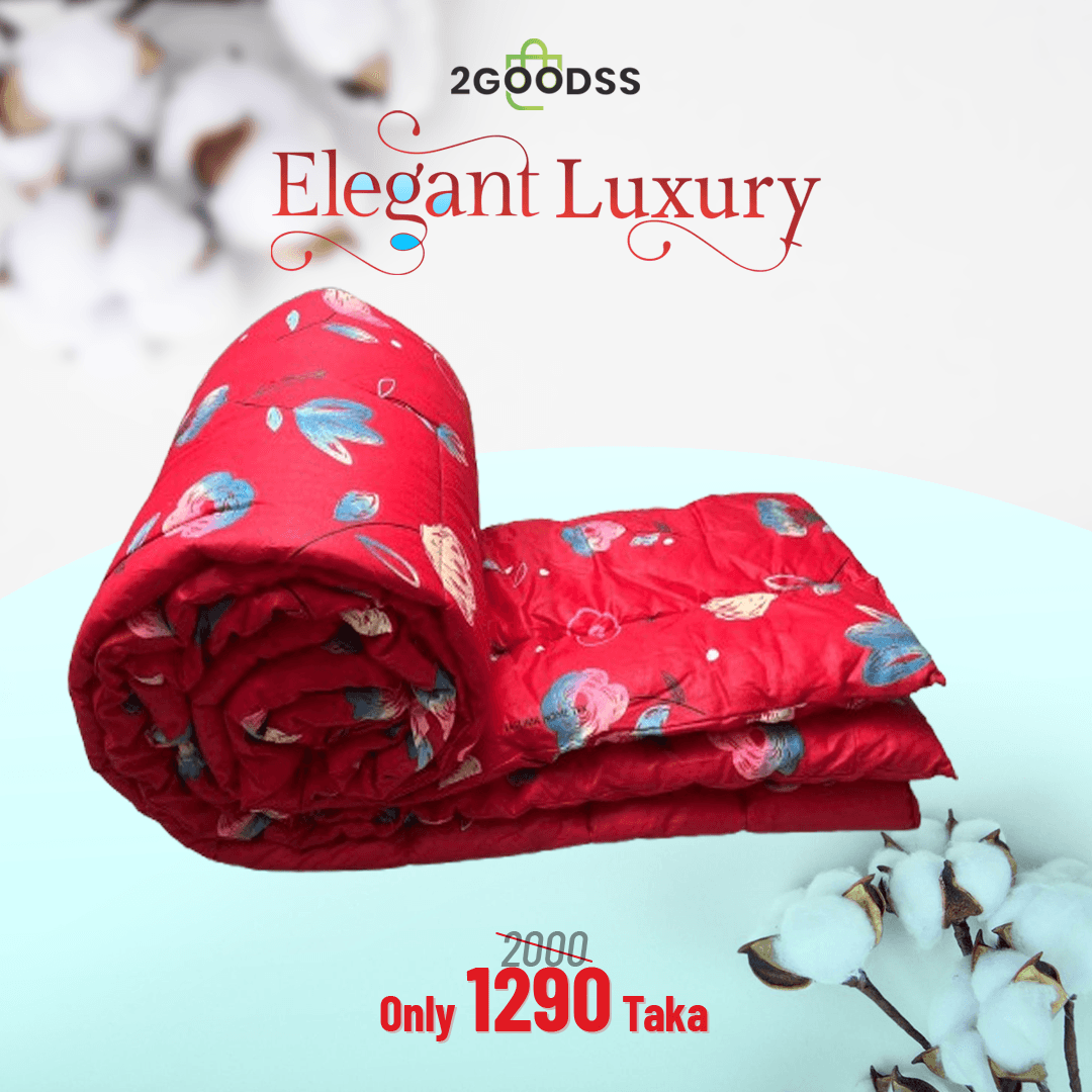 প্রিমিয়াম ডাবল কমফোর্টার – আরাম ও নিখুঁত সমন্বয়