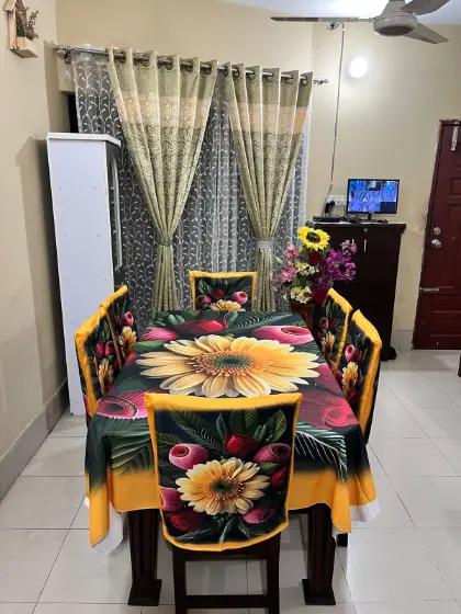 প্রিমিয়াম 3D ডাইনিং টেবিল সেট